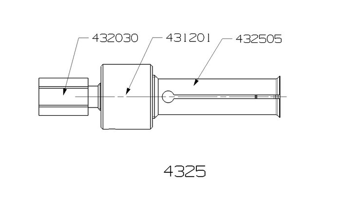 Forza Pince complète pour prise intérieure 25-29 mm